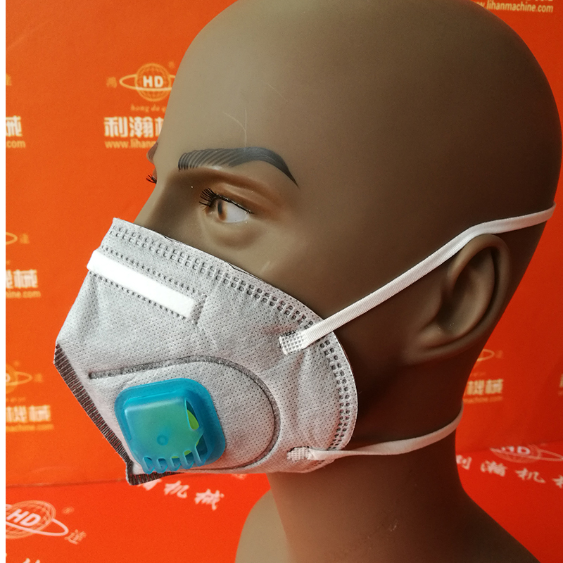 全自動折疊口罩頭掛式上帶一體機HD-0535 全自動折疊口罩頭掛式上帶一體機HD-0535